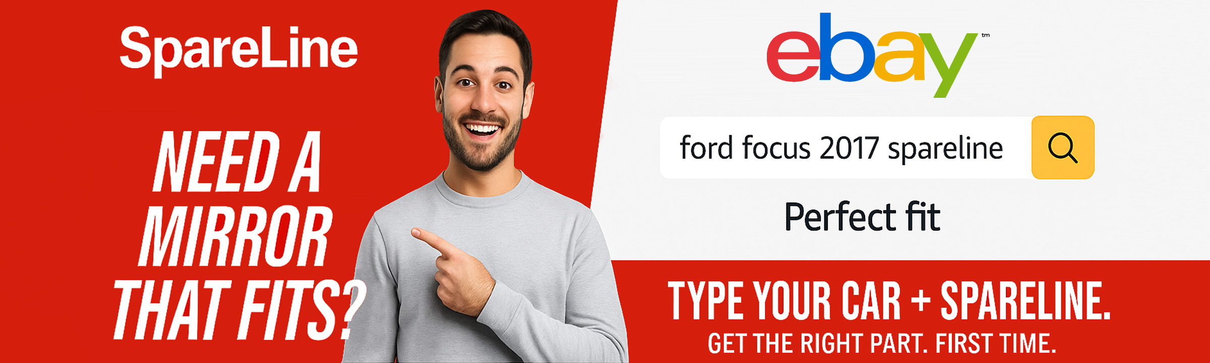 Need a mirror that fits? Search for your car and SpareLine